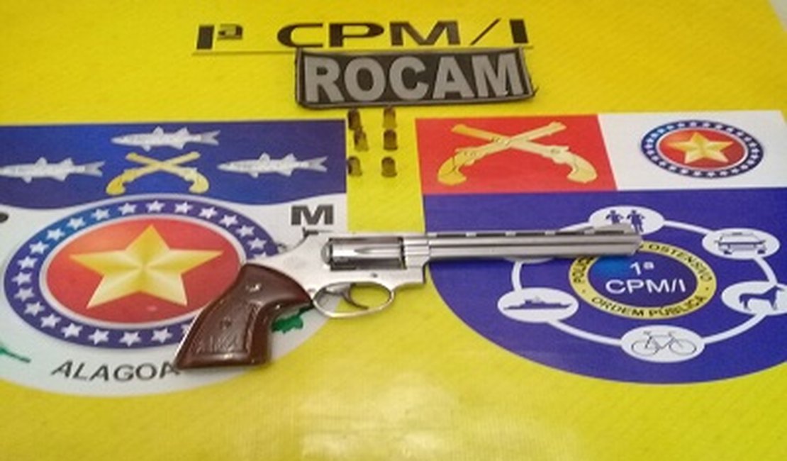Em ações distintas, ROCAM da 1ª CPM/I apreende três armas de fogo em São Miguel dos Campos