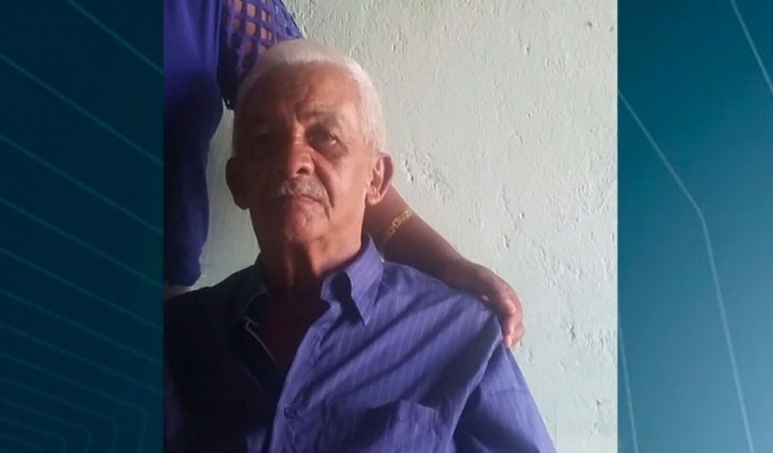 Família pede ajuda para encontrar idoso desaparecido em Palmeira dos Índios