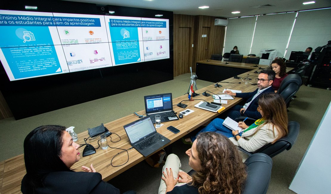 Governador debate ampliação do Ensino Médio Integral com Institutos Natura e Sonho Grande