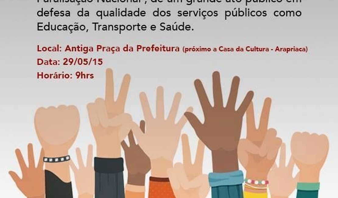 Professores de Arapiraca se mobilizam para Paralisação Nacional