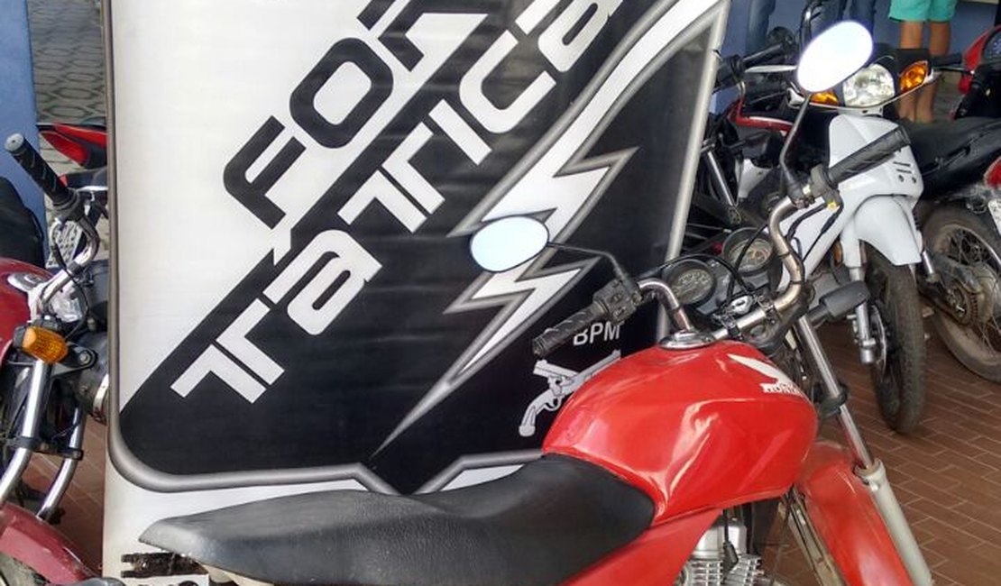 PM recupera motocicleta roubada em Limoeiro de Anadia