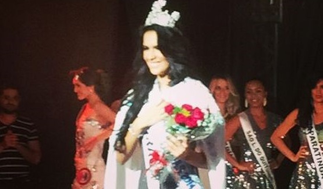 Arapiraquense Aline Macedo é eleita Miss Alagoas 2014