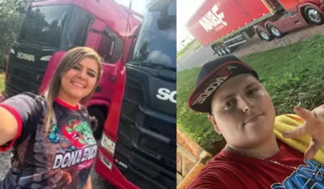 Carreta com carga de suco tomba e casal do Paraná morre em Jequiá da Praia