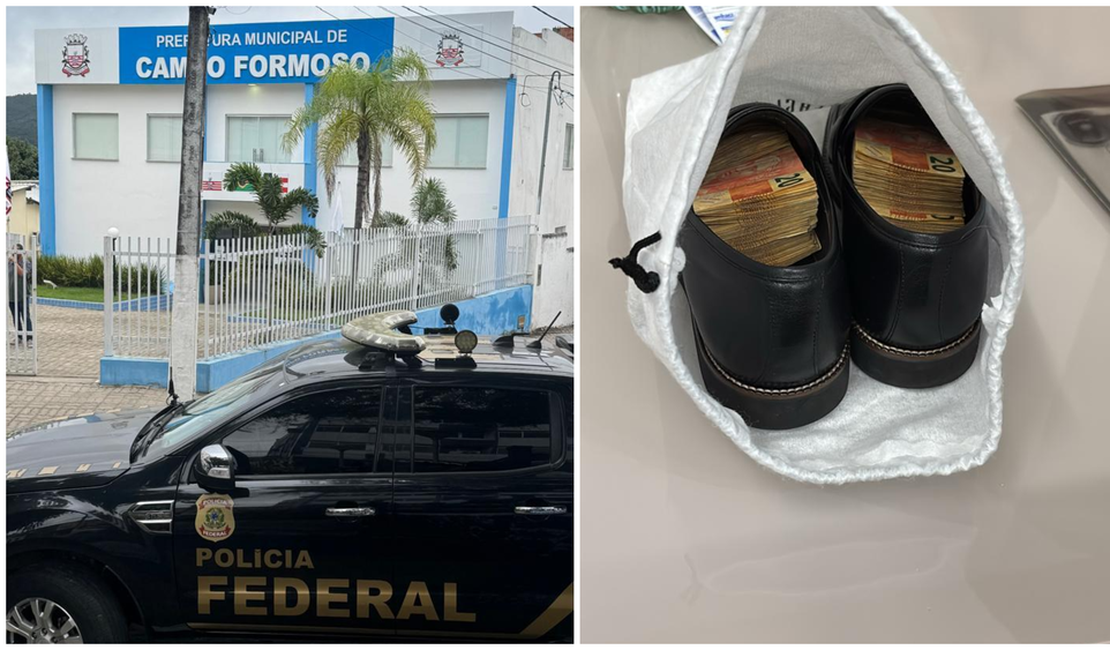 PF encontra dinheiro escondido em sapato de vereador