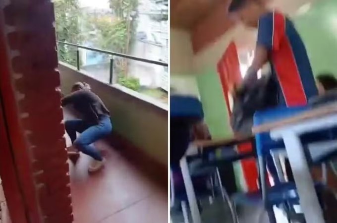 Professora é agredida por aluno após repreensão por uso de celular em Belo Horizonte