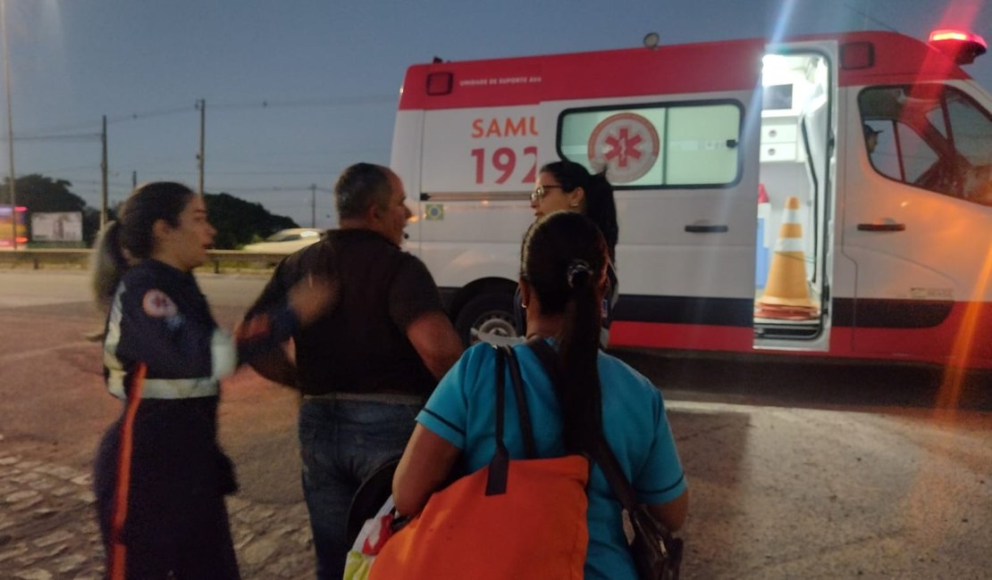 Colisão deixa motociclistas feridos na AL-220, em Arapiraca