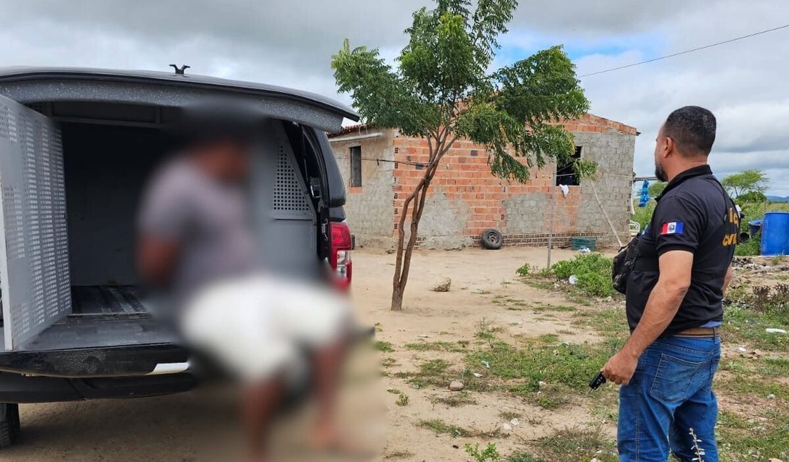 Polícia Civil prende em Maravilha foragido de Pernambuco suspeito de homicídio