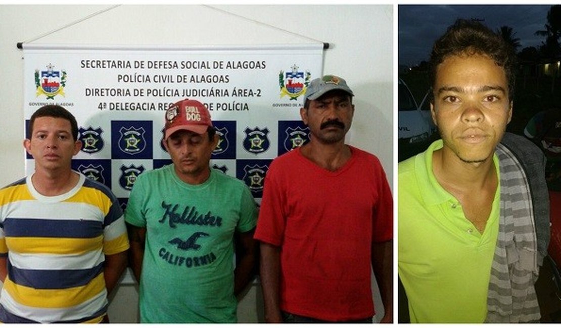 Polícia prende quatro suspeitos com armas em Craíbas e Arapiraca, AL