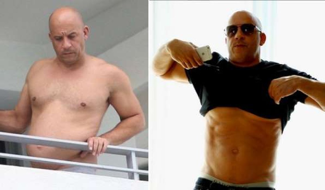 Depois de flagrante, Vin Diesel prova que continua em forma