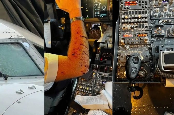 Objeto misterioso atinge avião nos EUA, deixa piloto ferido e obriga pouso de emergência