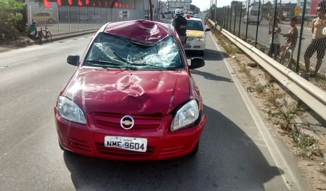 Acidente de trânsito na AL 220 deixa ciclista gravemente ferido em Arapiraca