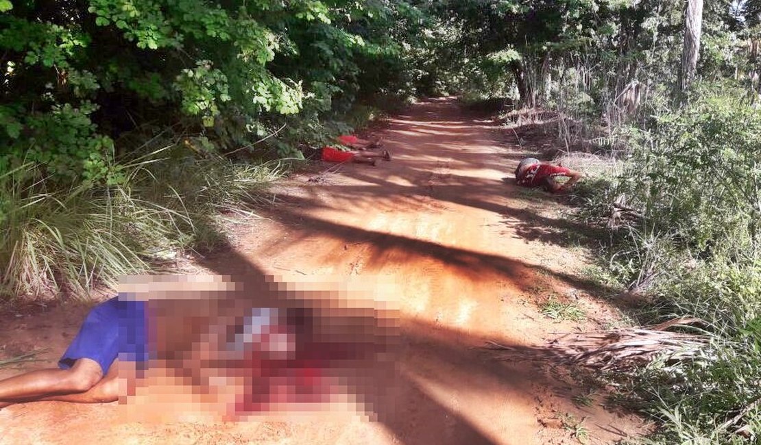 Populares encontram quatro jovens mortos em estrada vicinal no Pontal de Coruripe