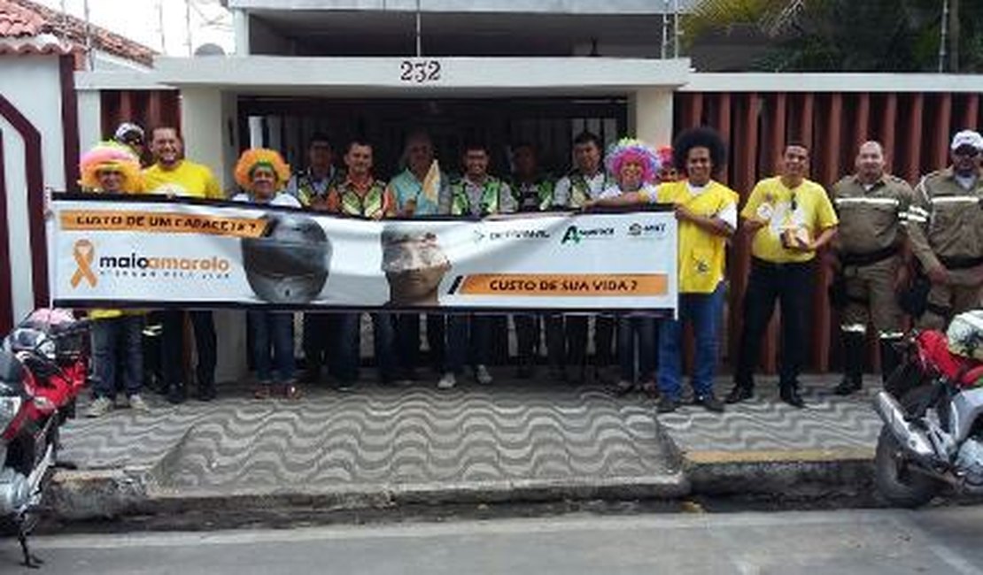 SMTT mobiliza equipe de Educação em ação do Maio Amarelo