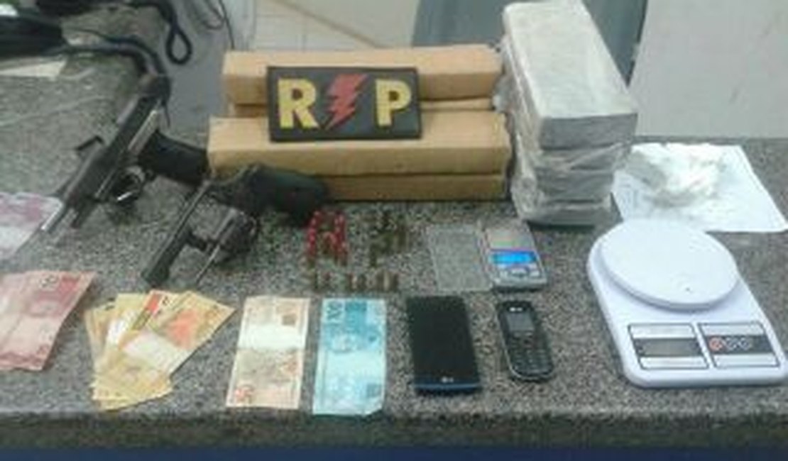 Operação desarticula quadrilha e apreende quase 10kg de maconha