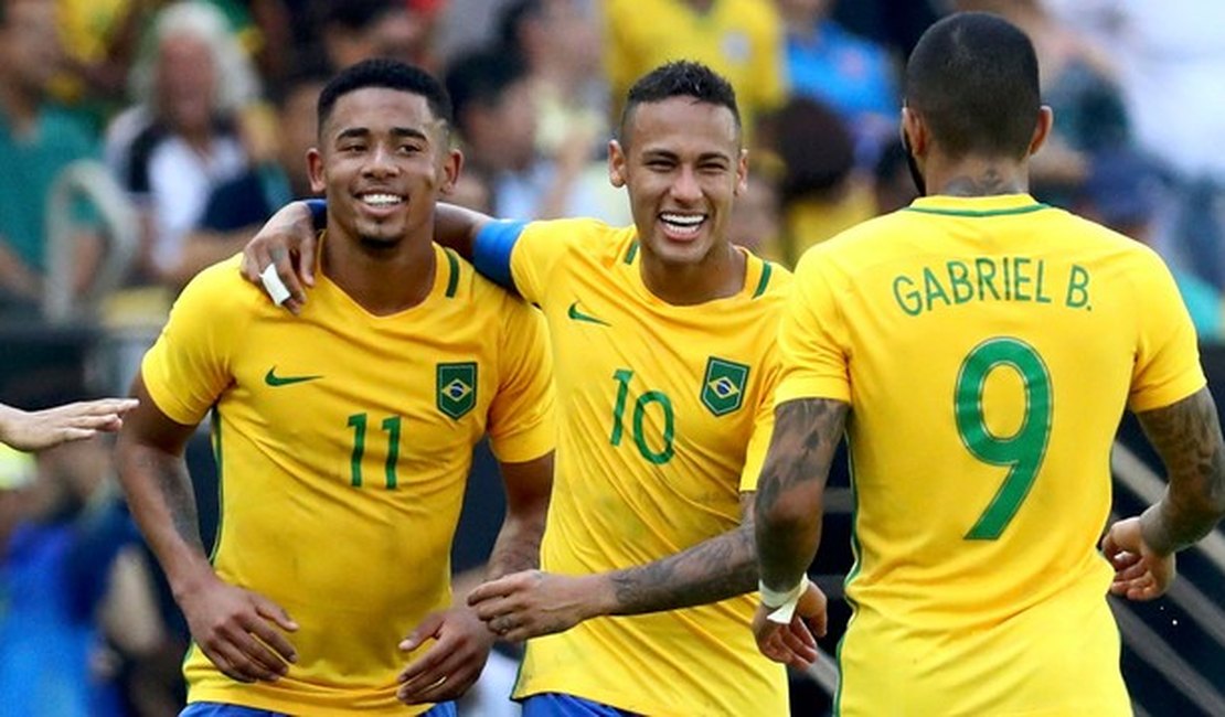 Brasil vence Honduras por 6 a 0 e se classifica para a final