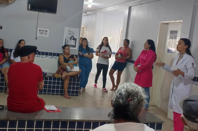 Secretaria de Saúde de Penedo orienta usuários do PSF sobre prevenção à hipertensão