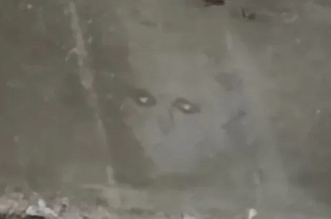 Chef encontra rosto “demoníaco” em reforma de casa