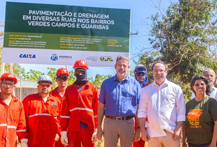 Com R$ 24 milhões destinados por Arthur Lira Arapiraca ganha uma de suas maiores obras de mobilidade nos bairros Guaribas e Verdes Campos