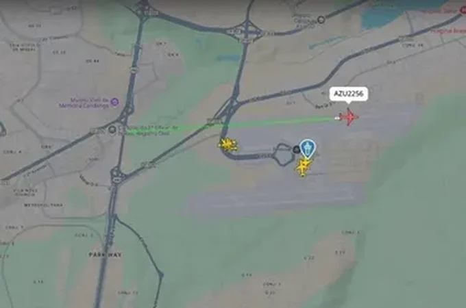 Avião com destino a Maceió faz pouso de emergência em Brasília após alerta de despressurização