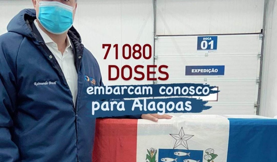 Vacinação contra covid-19 em Alagoas inicia nesta terça-feira, 19