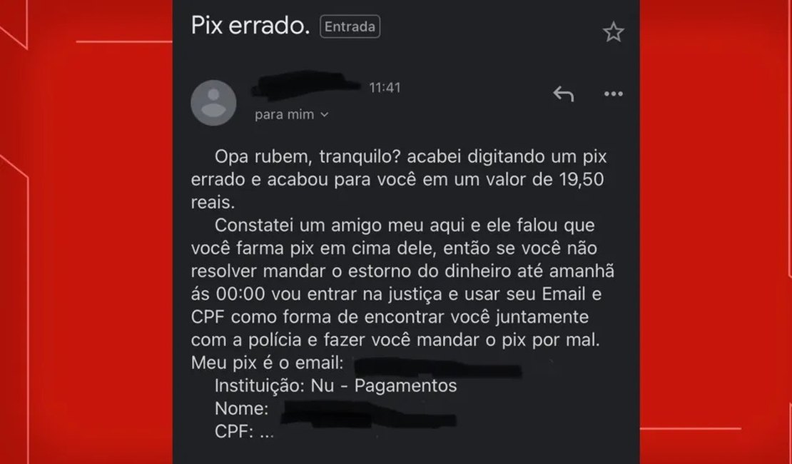 Médico é ameaçado após receber transferência de R$ 19,50 por engano no DF