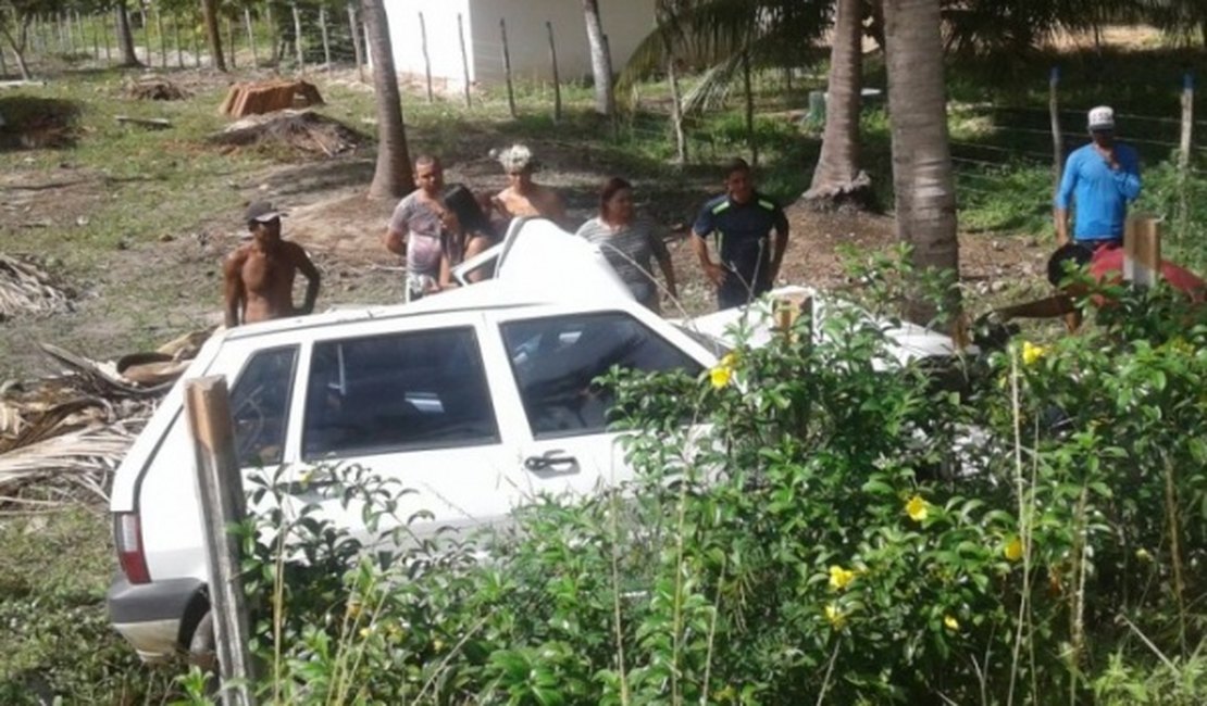 Colisão deixa mulher gravemente ferida em Coruripe