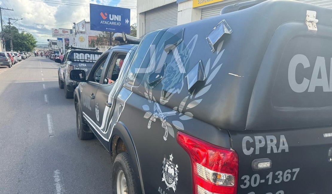 Vídeo. Cliente é morto a tiros em uma auto mecânica no Centro de Arapiraca; funcionário se fere ao tentar fugir