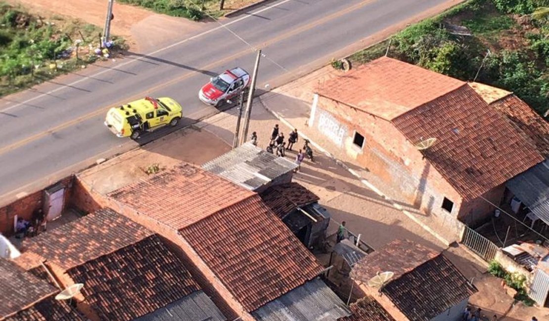 Aéreo auxilia na recuperação de motos e prisão de suspeitos em Rio Largo e Arapiraca