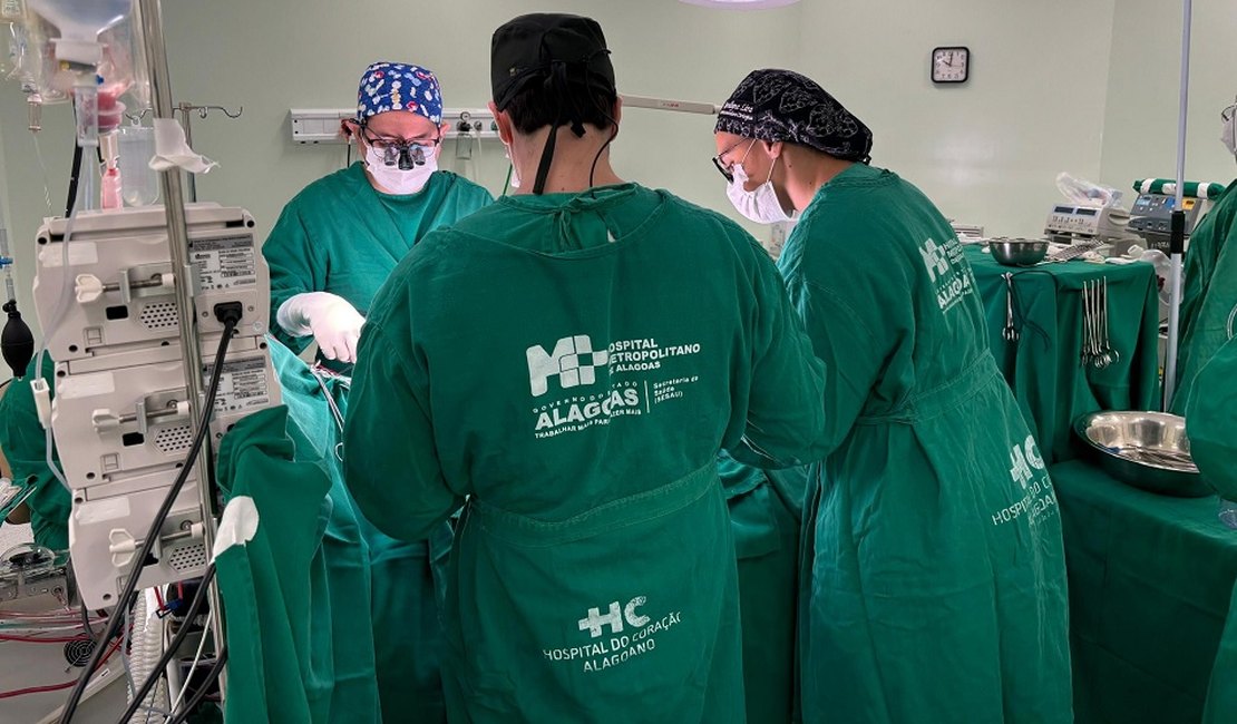 Hospital do Coração Alagoano realiza, com sucesso, cirurgia de troca de válvula em paciente de apenas 40 anos
