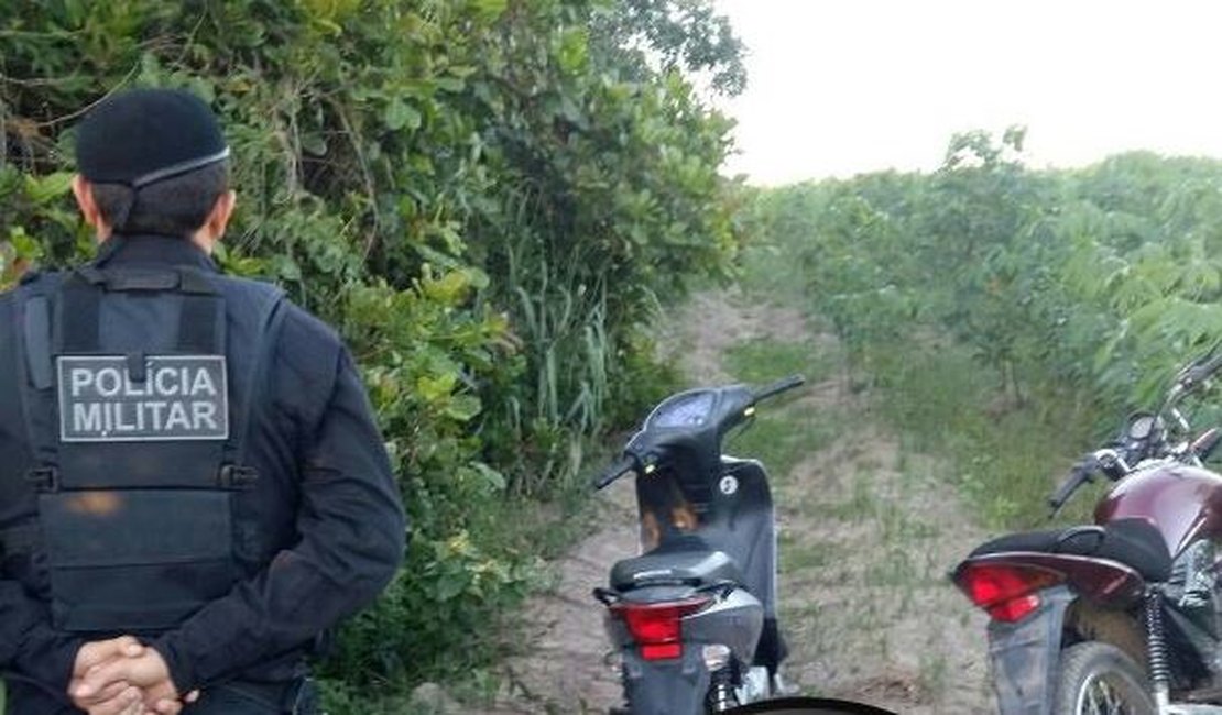 Pelopes apreende adolescente com motos roubadas em Arapiraca
