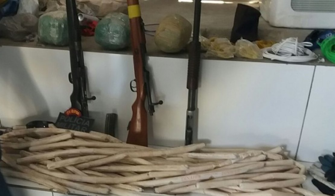 Operação deixa um morto e apreende várias bananas de dinamite em AL