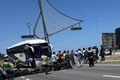 Taxistas bloqueiam trecho da Avenida Assis Chateaubriand em protesto contra fiscalizações em Marechal Deodoro