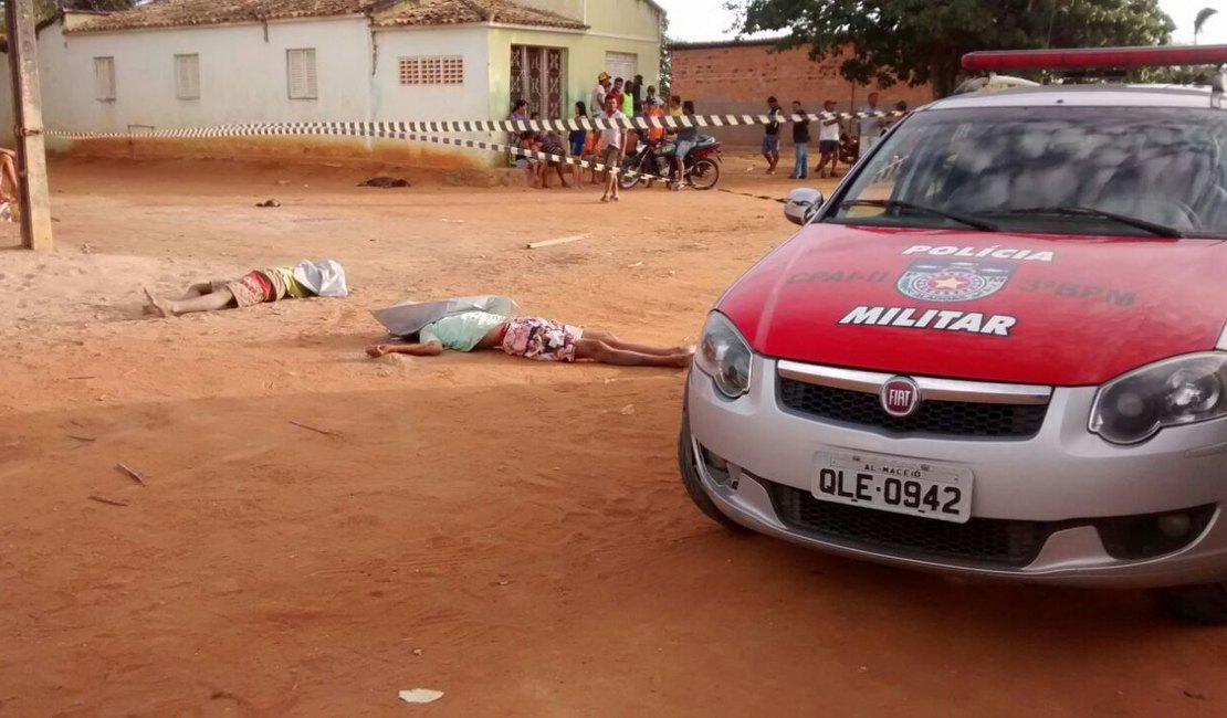 Dupla suspeita de assalto é morta a pauladas e pedradas no Agreste alagoano