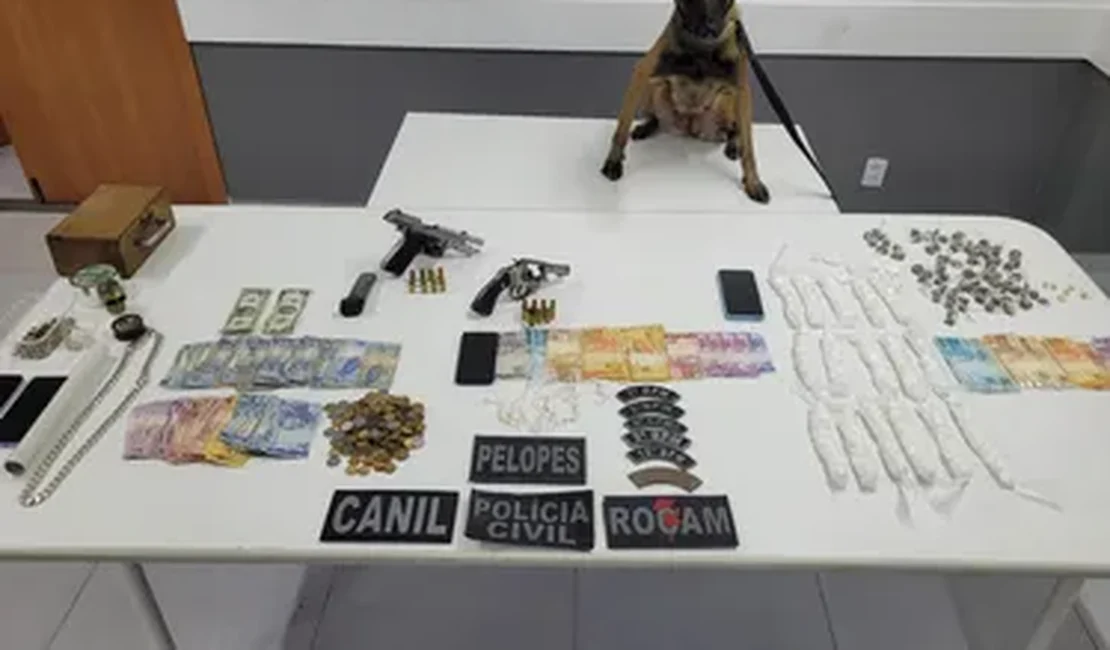 Cinco pessoas são presas por tráfico de drogas durante operação no Sertão alagoano
