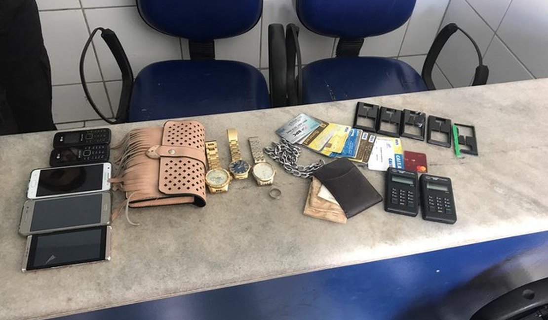 Polícia prende suspeitos de aplicar golpes em agências bancárias em Maceió