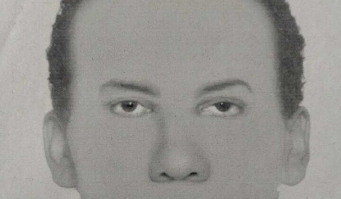 PC divulga retrato falado de suspeito de estuprar mulher na frente do filho,em AL