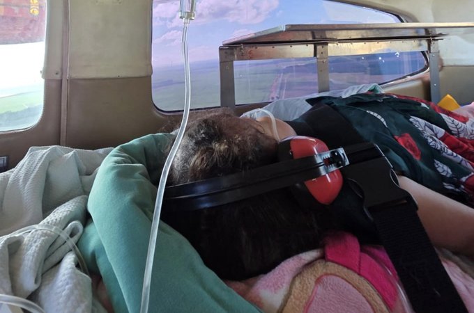 Departamento Estadual de Aviação garante transferência segura de criança com quadro neurológico grave no Sertão