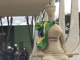STF nega recurso de mulher que pichou estátua no 8 de janeiro