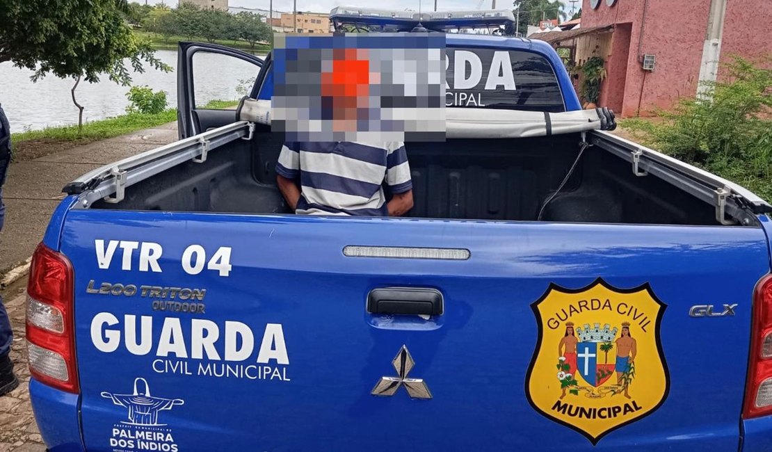Após suspeitar de quarteto, GM prende foragido da Justiça em Palmeira dos Índios