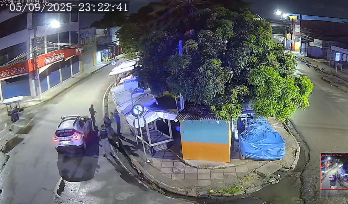 Videomonitoramento da SSP flagra agressão contra mulher e autor é preso em flagrante