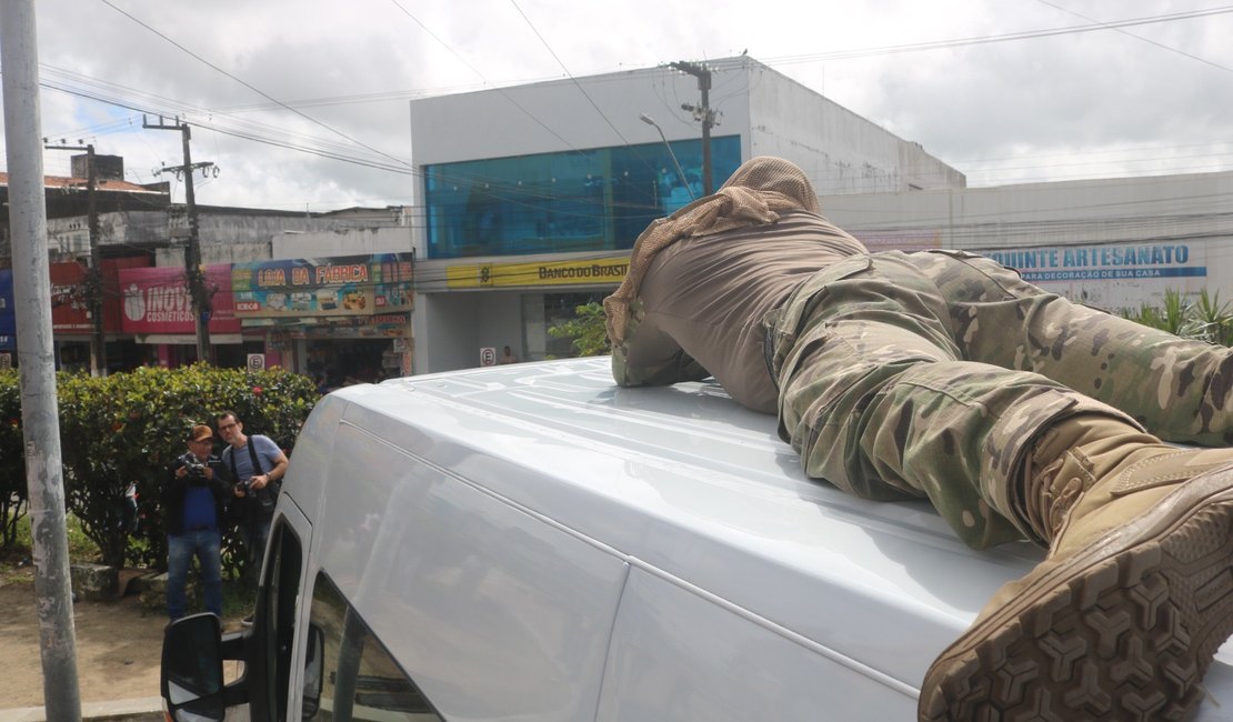 SSP de Alagoas realiza simulado de ataque bancário para combater crimes do tipo ‘Novo Cangaço’