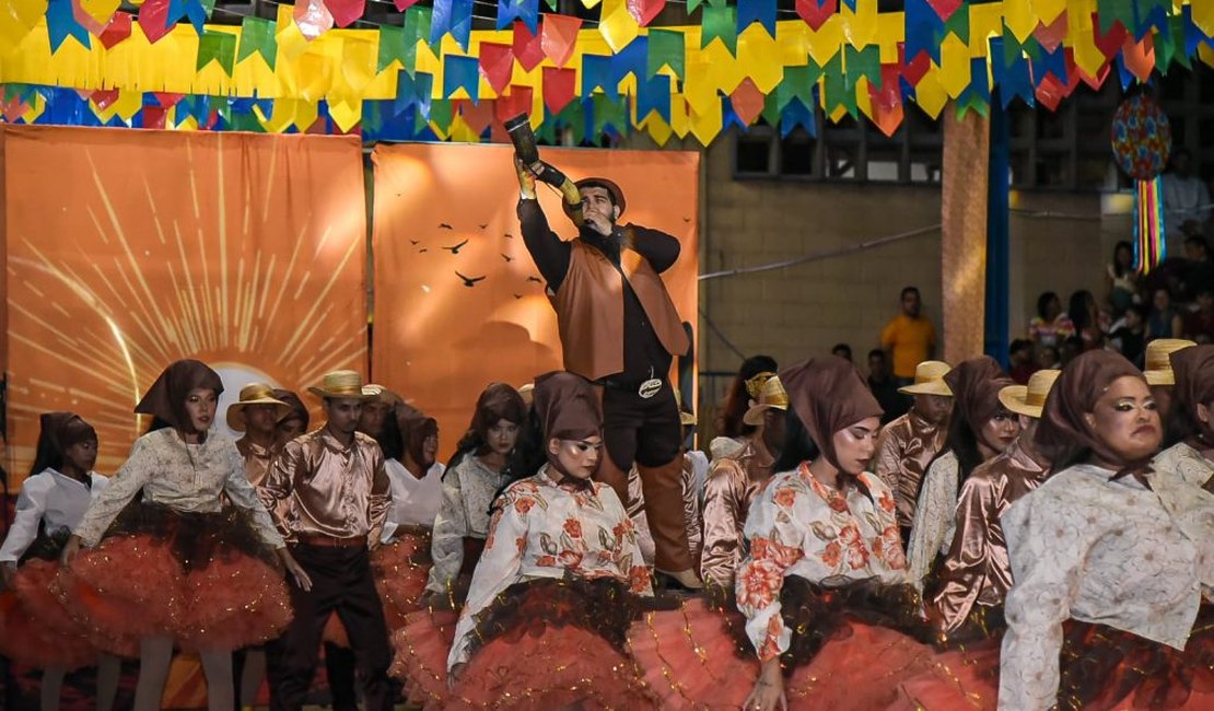 Amanhecer no Sertão brilha com temática sensível e é campeã do Festival de Quadrilhas de Arapiraca