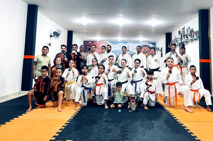 Dojo Marcos Paulino brilha na Copa Vilelense de Karatê em Teotônio Vilela