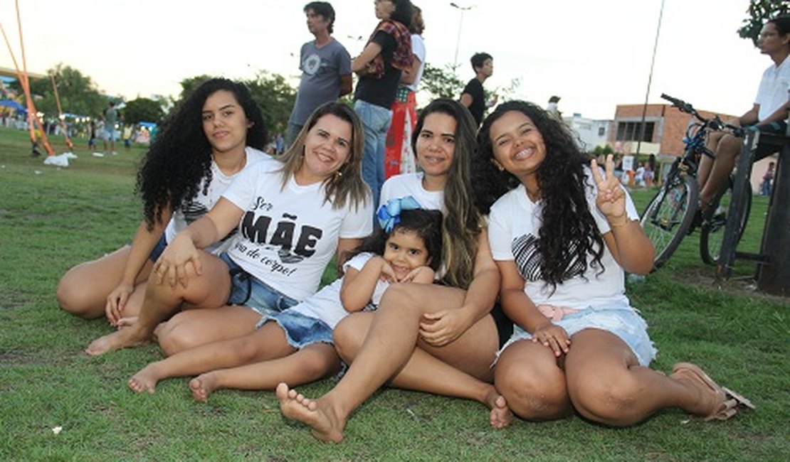 Dia das Mães: edição especial do #VemProBosque reuniu famílias neste domingo