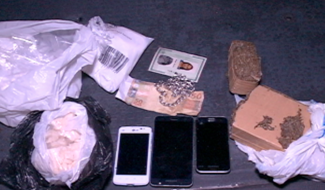 Adolescente é apreendido com cocaína avaliada em 40 mil reais