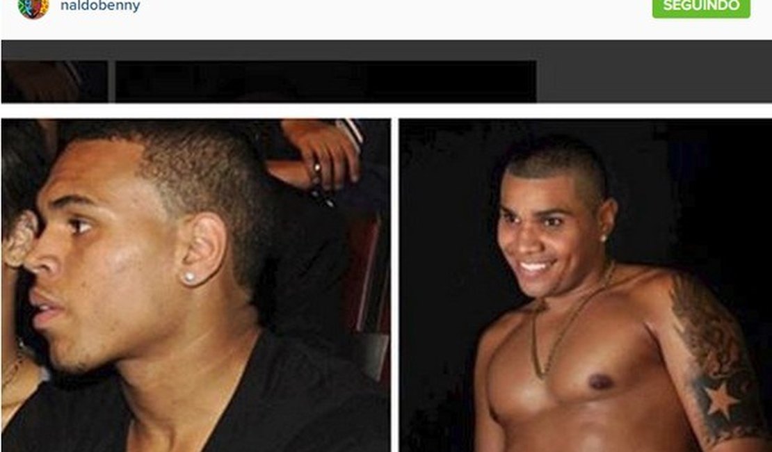 Naldo é comparado a Chris Brown após ter instagram hackeado