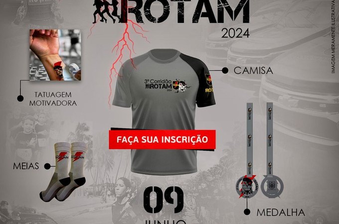 3ª Corrida da ROTAM promete agitar atletas e admiradores da corrida de rua