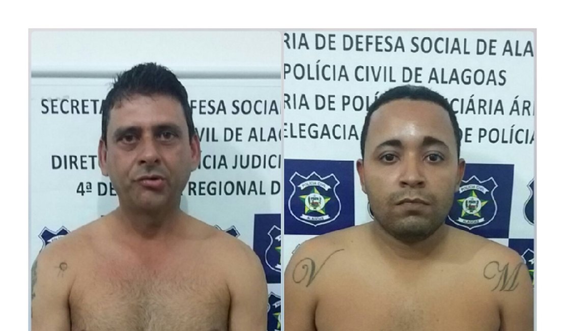 Operação policial prende dupla de estelionatários em Arapiraca