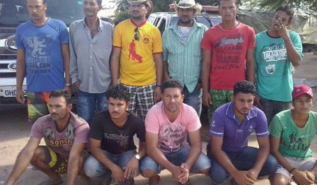 Operação prende 11 ciganos no município de Carneiros, Alagoas