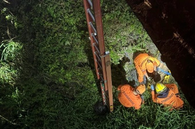 Mulher cai de ponte de 8 metros e é resgatada pelos bombeiros em Arapiraca